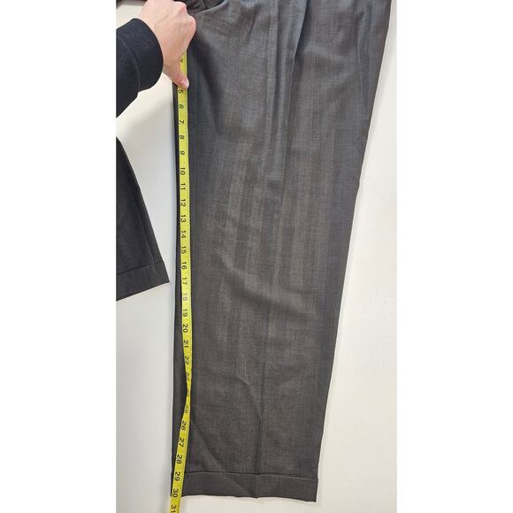 38x30 union made cuffed business proffesional slacks dress pants vintage 80s ^ - Picture 7 of 7